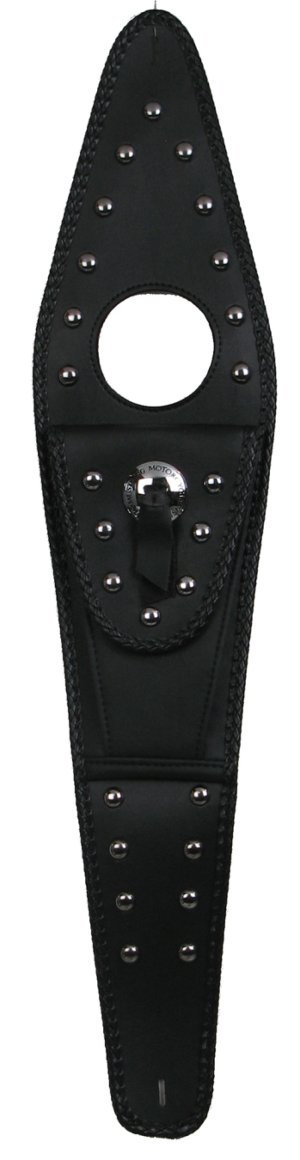 Honda VT1100 Sabre Tank Bib - Mustang Motorcycle - Studs - Black - `00-`07